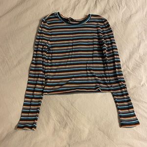 Striped crop top